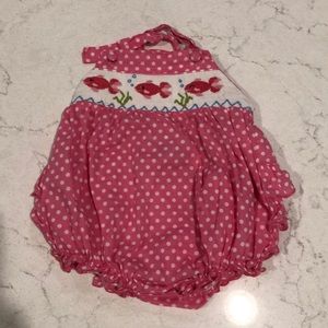 Girls Carriage Boutique Smocked Bubble